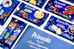 Primola ambalaje fotografie de produs ciocolata